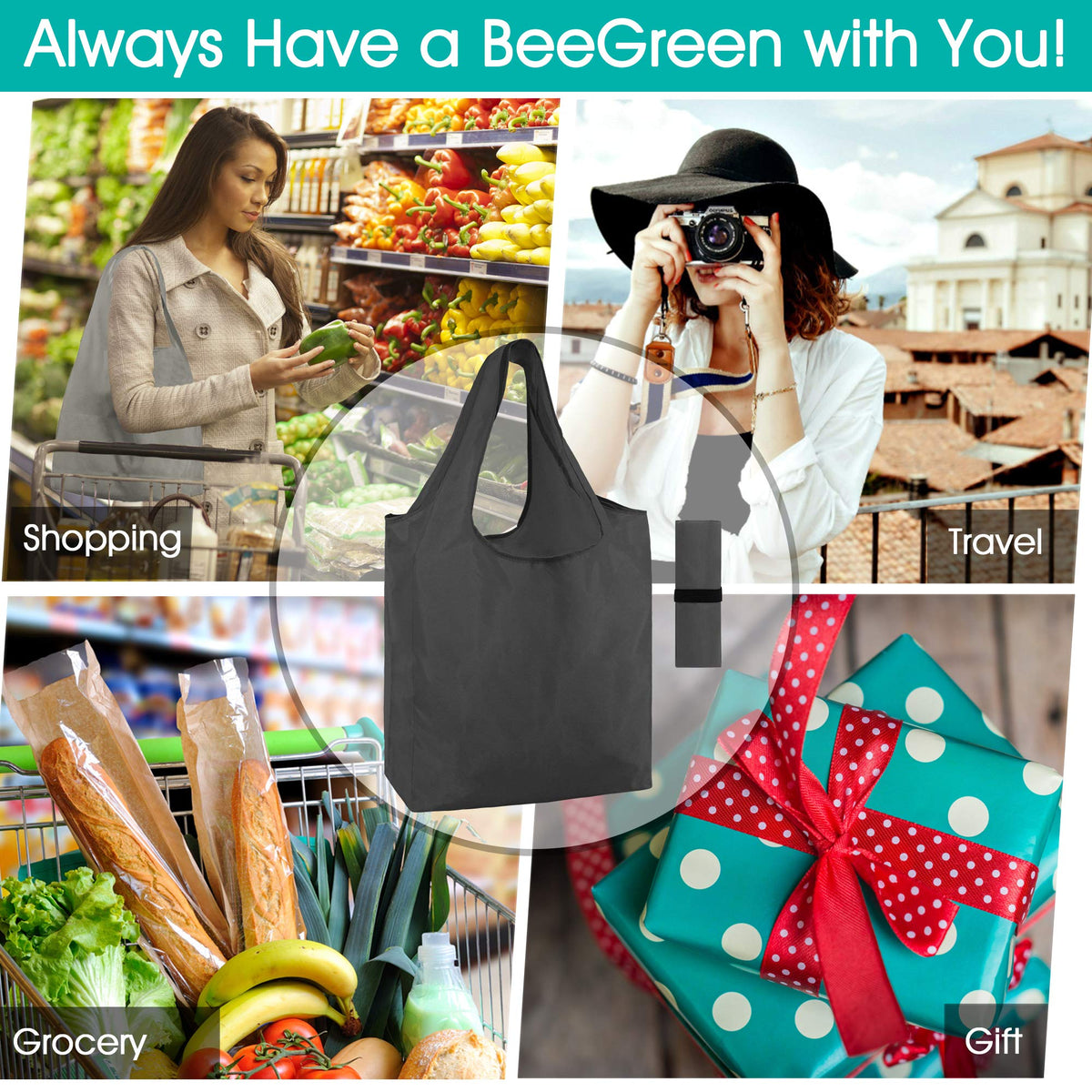 BeeGreen machine washable totes simplify cleaning after shopping