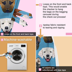 BeeGreen machine-washable tote ready for quick cleaning after trips