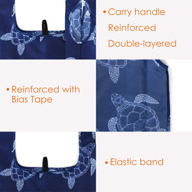 BeeGreen foldable tote folds compactly for on-the-go shopping