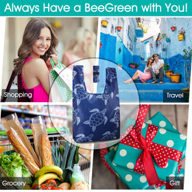 BeeGreen gift bag with zipper pouch provides convenient gift-ready packaging