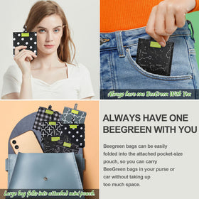 BeeGreen ripstop fabric bag is lightweight yet durable and water resistant