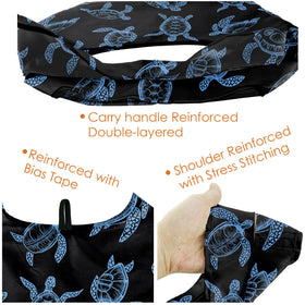 BeeGreen foldable tote design fits compactly in a bag