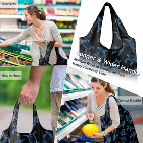 BeeGreen mermaid scale pattern tote bag ideal for daily shopping