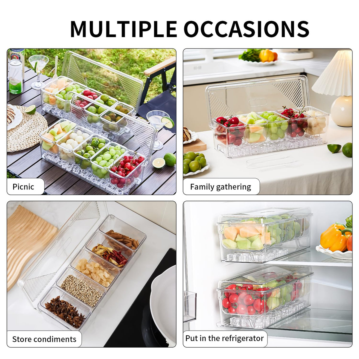 Beehomay compact design suits kitchen use and outdoor picnics.