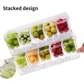 Beehomay serving platters with lid simplify serving at gatherings
