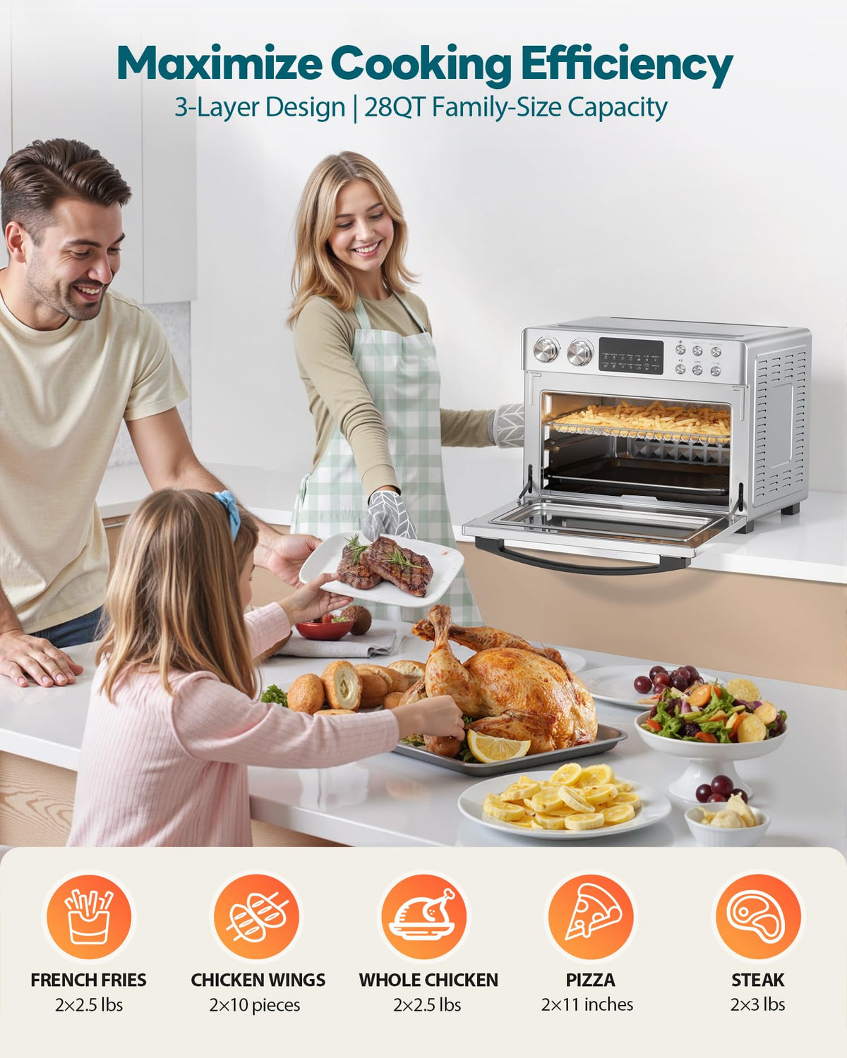 Beelicious Pro 11-inch pizza fits perfectly in the oven