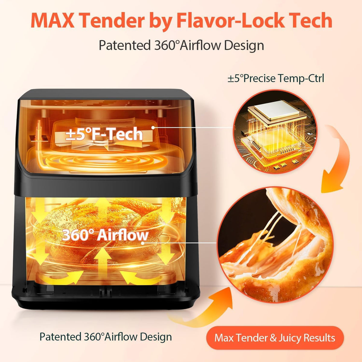 Beelicious Pro 12 in 1 control panel supports quick one touch cooking