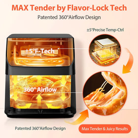 Beelicious Pro 12 in 1 control panel supports quick one touch cooking