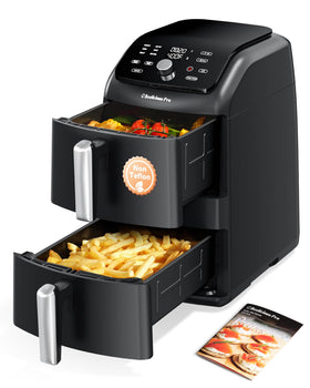 Beelicious Pro 12QT upper basket ready for whole chicken with no flavor transfer