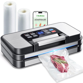 Beelicious Pro 95kPa dual-pump power enables fast sealing for meal prep efficiency.