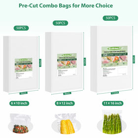 Beelicious Pro tear-notch design allows easy opening after sealing