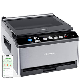 Beelicious Pro DualCore CVS101 chamber view highlights spacious 6 L space for liquids and bulk bags.
