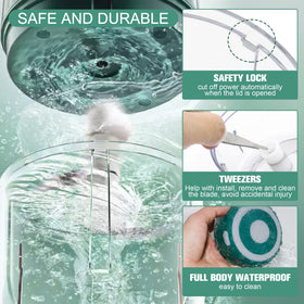 Beerfingo grinder transparent chamber for watching herbs as they grind.