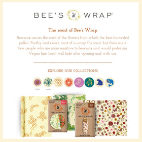 Bee's Wrap being air-dried after washing for reuse