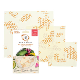 Bee's Wrap honeycomb print small wrap ideal for snacks and on-the-go storage