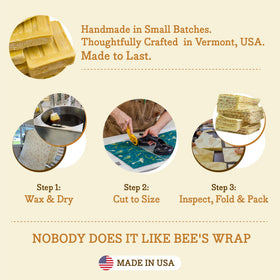 Zero-waste lifestyle with Bee's Wrap wraps used daily