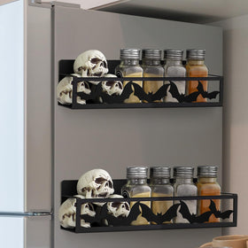 Beeveer bat magnetic spice rack on fridge door for easy spice access