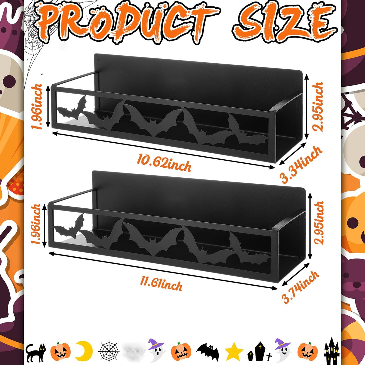 Beeveer dual-pack magnetic kitchen rack for flexible storage