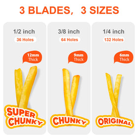 Befano quick blade-change system for easy size swaps