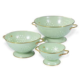 BeFare 1qt colander in green for quick pasta draining.