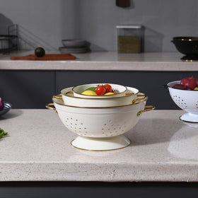 BeFare colander drain holes fast draining with air circulation