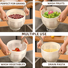 BeFare colander is easy to clean with a quick wipe