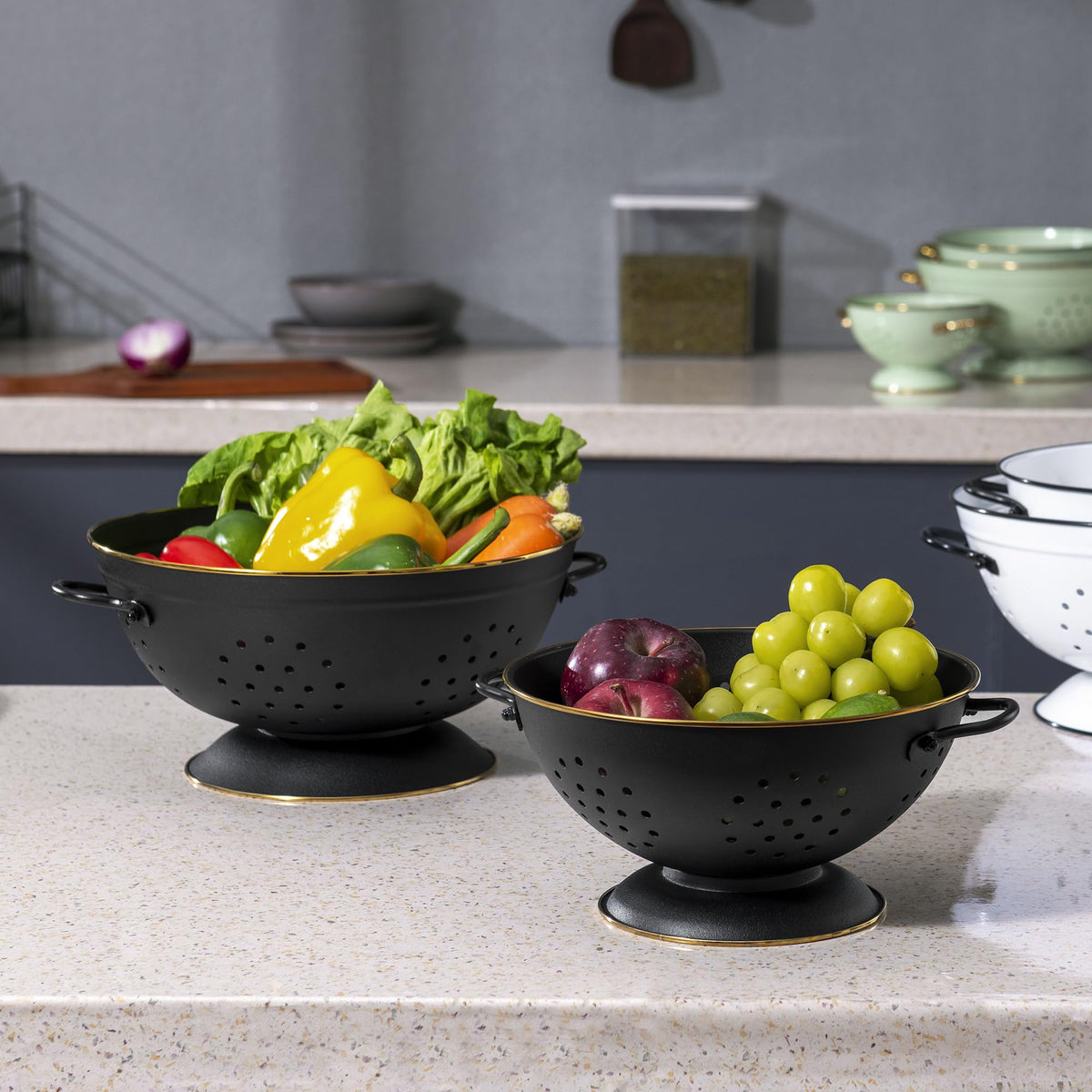 BeFare colander set ideal for washing berries and vegetables