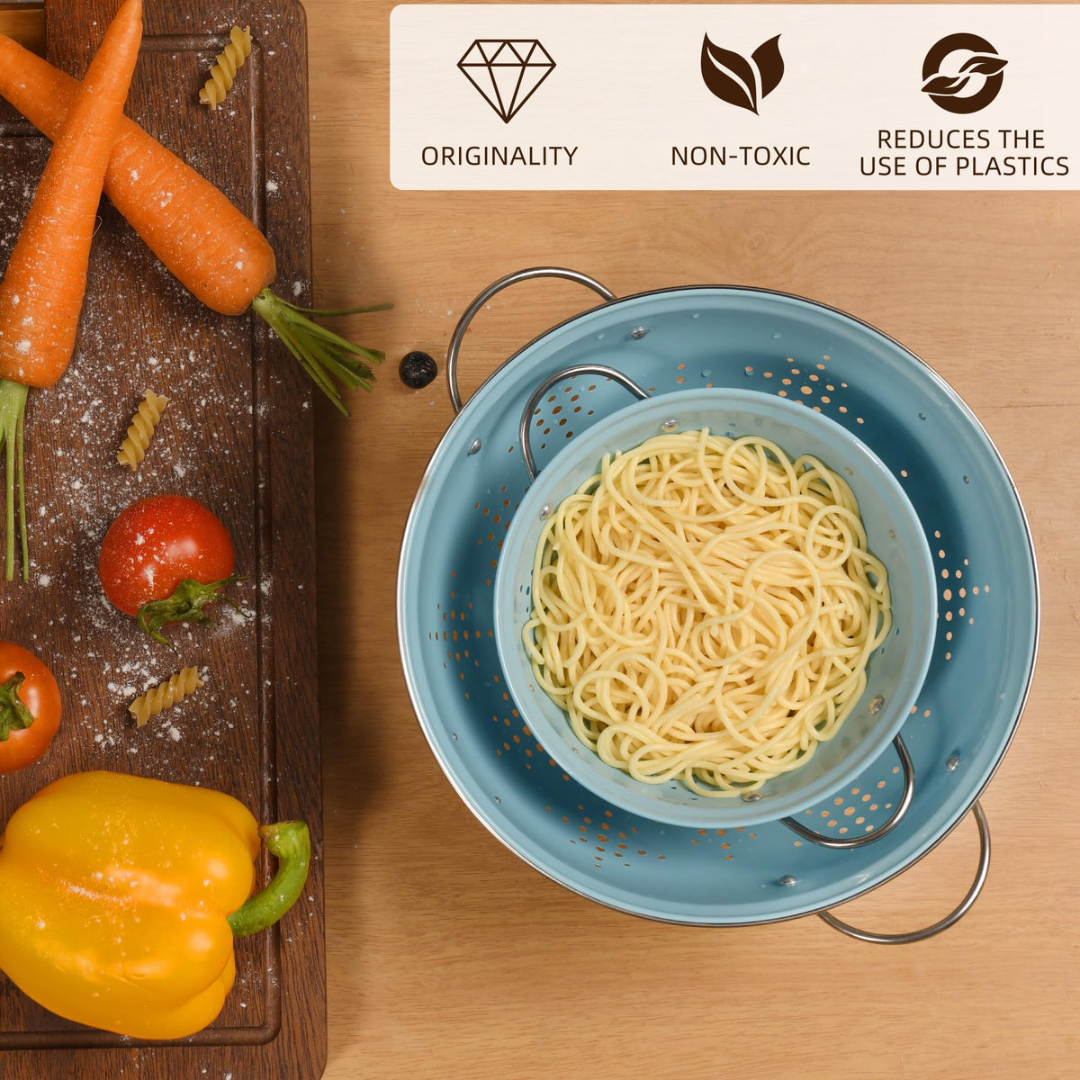BeFare powder-coated finish emphasizes durable kitchen use.