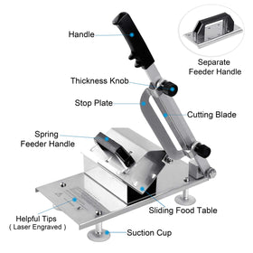 Befen meat slicer blades and accessories ready for immediate use.