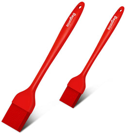 Begonia large silicone basting brush shown for grilling with heat resistance.