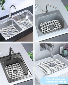 BEHOK silicone sink protector adds a sleek modern look to kitchens.