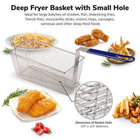 Bei Cheng compact design fits standard fryers with sturdy performance.