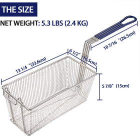 Bei Cheng deep fryer basket in nickel-plated iron for durable, rust-resistant use.
