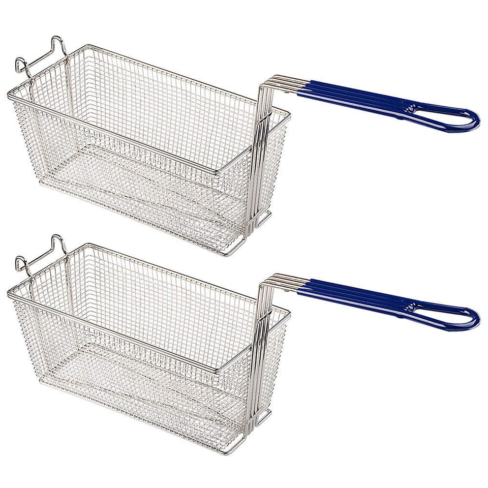 Bei Cheng deep fryer basket with non-slip handle for safer, easier frying in busy kitchens.