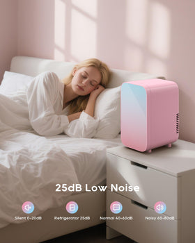 BEICHEN compact fridge fits bedroom, office, or dorm with energy-efficient performance.