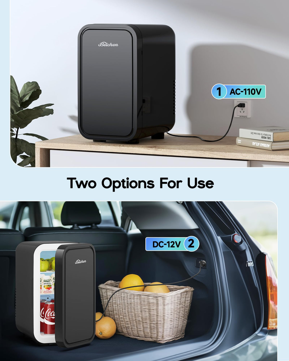 BEICHEN compact design fits desks, cars, and small apartments.