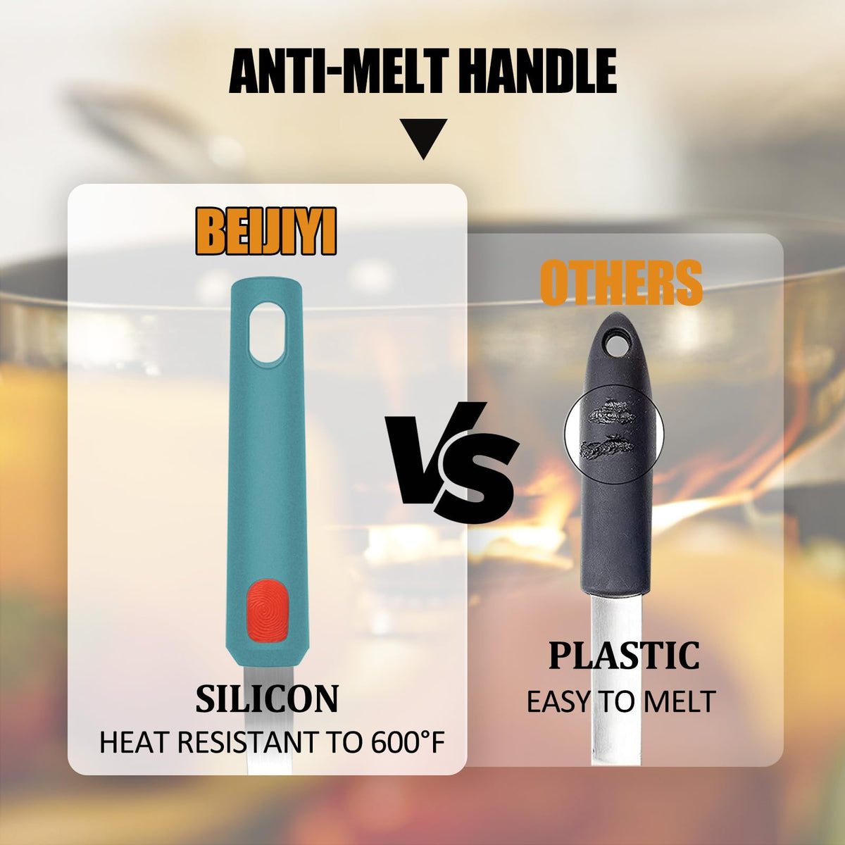 Beijiyi dishwasher-safe design with top hole for easy storage