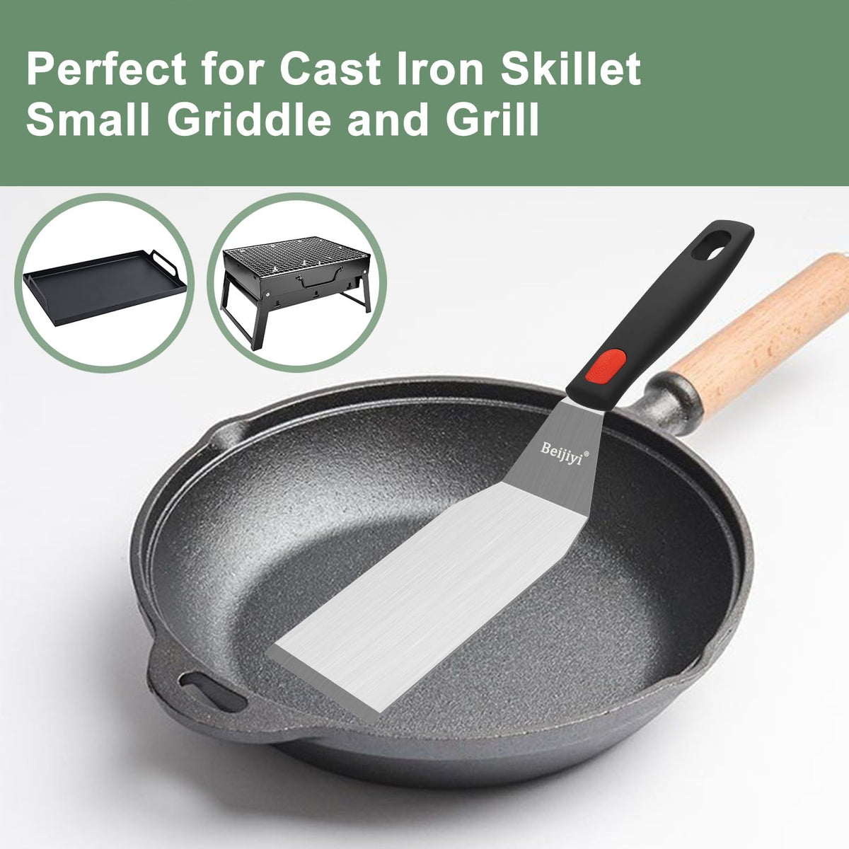 Beijiyi dishwasher-safe spatula set cleans easily after busy meals.