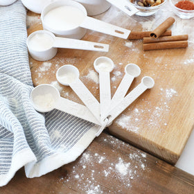 Beille one-quarter cup for compact storage and stackable kitchen tools