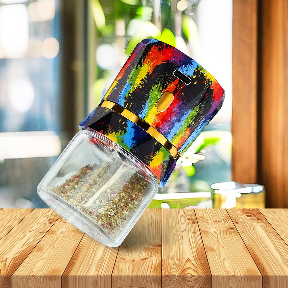 BEIXIFO Electric Grinder with dual jar setup for grinding and storage convenience.