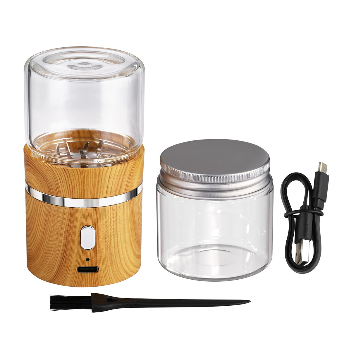 BEIXIFO electric herb grinder compact design for quick, everyday herb processing.