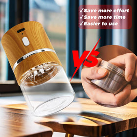 BEIXIFO glass jar pollen catcher highlights dual jar design for storage.