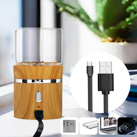 BEIXIFO mini spice grinder demonstrates 2x3.5 inch size for portable use.