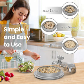 Beiyunee anti-slip base keeps the shredder steady during use