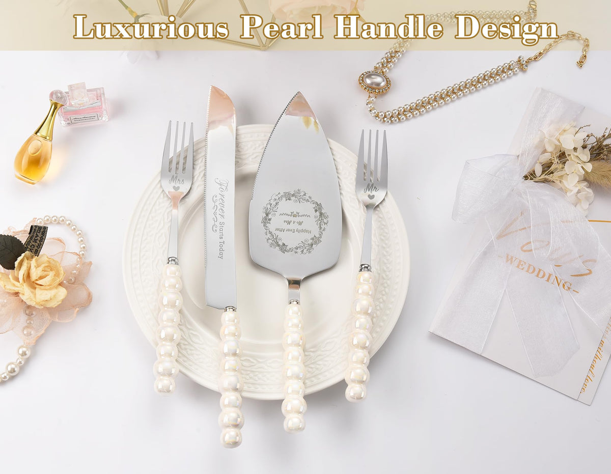 BEKESIN cake server and spatula for cleanly serving slices at weddings.