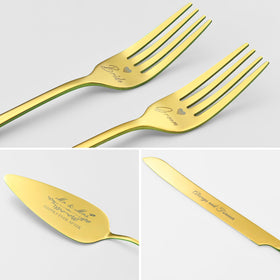 BEKESIN polished stainless steel set for lasting wedding-day elegance