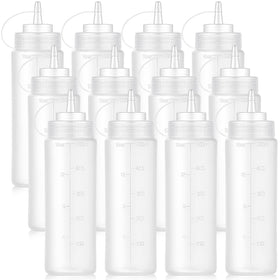 Bekith 12-pack 16 oz wide-mouth bottle cap closeup with leak-proof seal