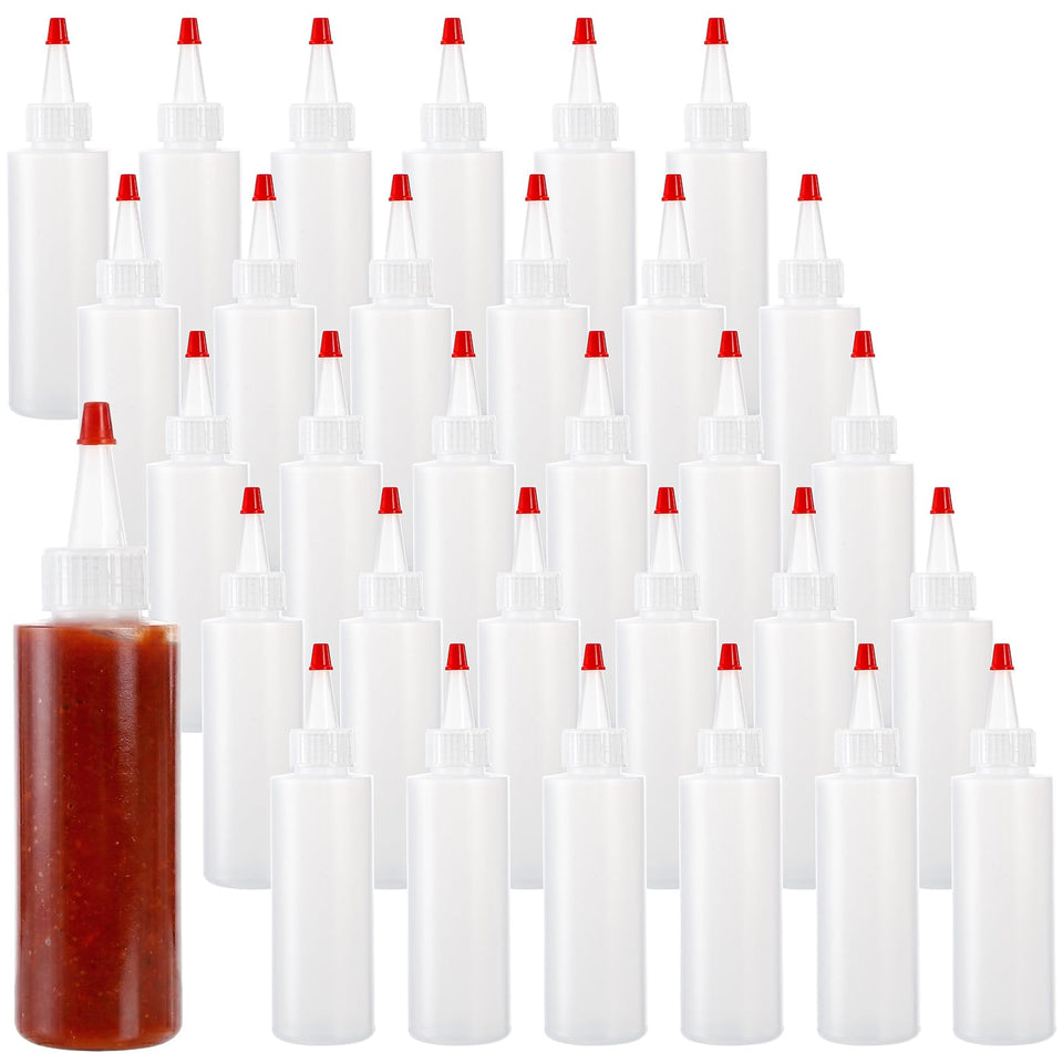 Bekith 30-pack squeeze bottles ready for sauces and dressings