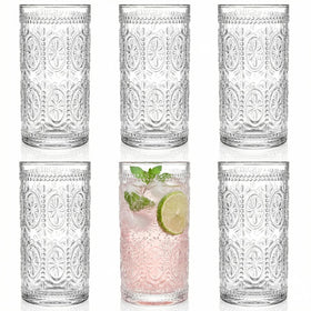 Bekith 6-pack romantic drinking glasses for elegant entertaining