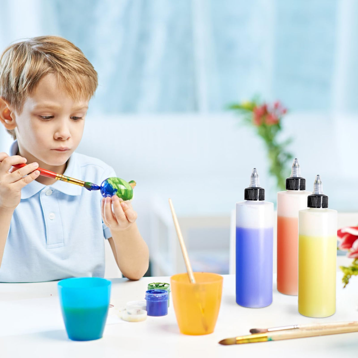 Bekith BPA-free bottles prioritize safety with versatile, everyday kitchen and craft use.